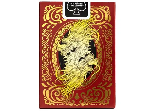 Карты игральные United States Play Card Company Bicycle Red Dragon (Bicycle Premium) (ВР_КГБРД) - фото 3