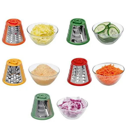 Кухонний комбайн овочерізка 5 насадок Clatronic МЕ 3604 - фото 3