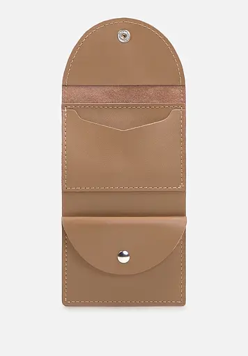 Кожаный кошелек 2.2 карамель - фото 3