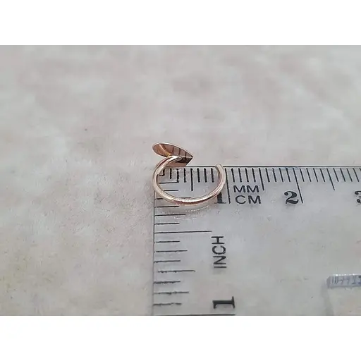 Золота сережка-пірсинг Favoritum в ніс. 310132-П - фото 3