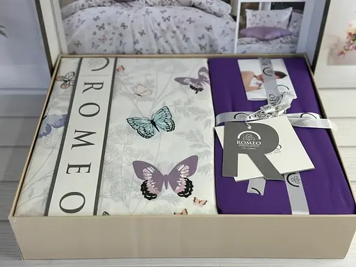 Постільна білизна Butterfly 2 Poplin Romeo Home pbe0051844 - фото 2