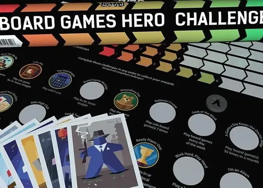 Скретч постер Board Games Hero Challenge (англ.) (СП100ДНН) - фото 3