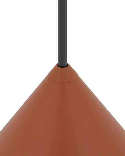 Підвісний світильник, люстра Nowodvorski 11486 Zenith M GU10 1x20W IP20 Теракотовий - фото 4