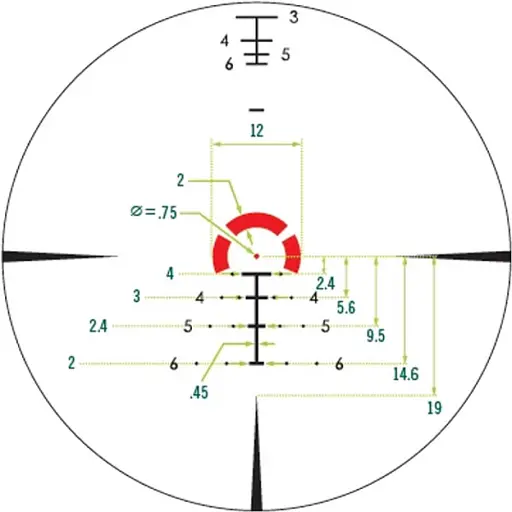 Приціл оптичний Vortex Strike Eagle 1-8x24 FFP сітка EBR-8 c підсвічуванням - фото 7