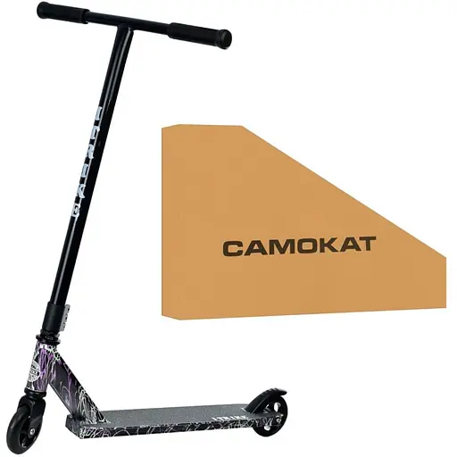 Самокат трюковий iTrike 34х10х85 см Різнобарвний 000223007