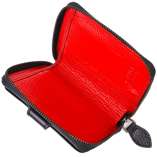 Кожаный женский кошелек Canpellini 10.8х8.5х2 см acs0025069 - фото 5