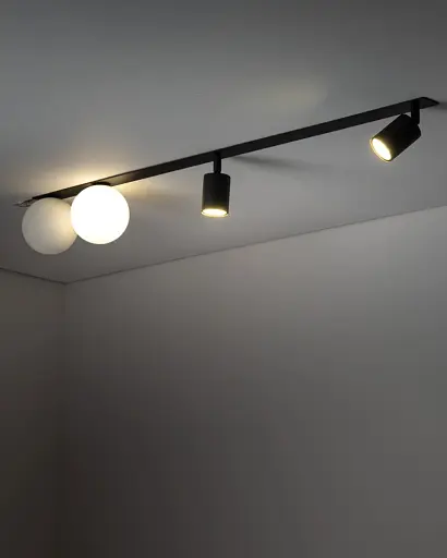 Светильник поворотный, спот TK Lighting 10929 Vox GU10+G9 4x10W+8W IP20 черный - фото 2