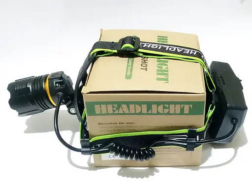 Налобний ліхтар BL-A13-3-P360 zoom + Powerbank + Type-C + 3х18650 (3+1 режим) - фото 7