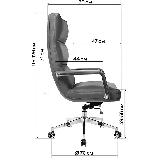 Офисное кресло GT Racer B-8994, черное (B-8994 Black) - фото 13