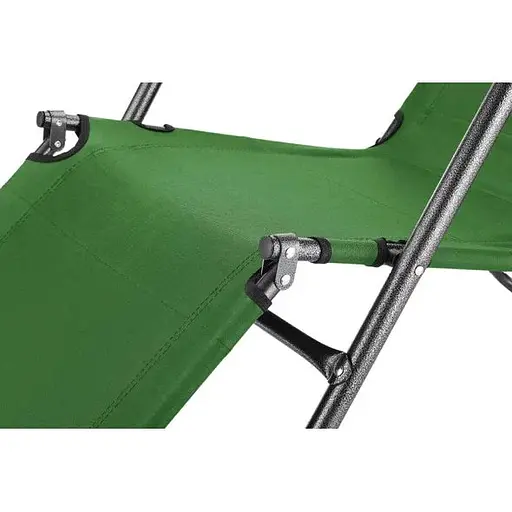 Шезлонг лежак Outtec раскладной зеленый - фото 5