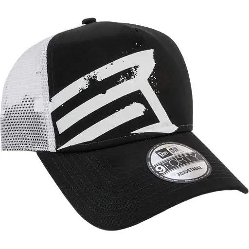 Кепка Savage Trucker hat W/WHITE Savage logo Белый/черный - фото 1