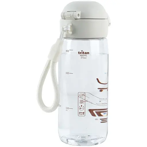 Бутылочка для воды Kite Cat 480 мл белая (K25-1236-1) - фото 2