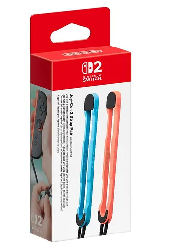 Ремешки для JOY-CON NINTENDO SWITCH 2 Синий и Красный - фото 3