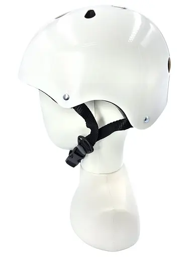 Комплект детский шлем и защита Yongkang GB24429-2009 S (5-9 р) белый космонавт (G0001886) - фото 4