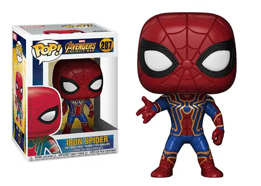 Фигурка Funko Pop Фанко Поп Фанко Поп Iron Spider Человек-паук в броне 10 см SM 287 - фото 2