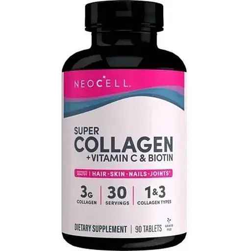 Колаген + вітамін С та біотин Neocell Super Collagen + Vitamin C & Biotin 90 таблеток - фото 1