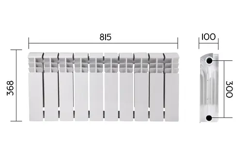 Радіатор біметалічний Thermo Alliance Bi-Ferrum F300100B - фото 8