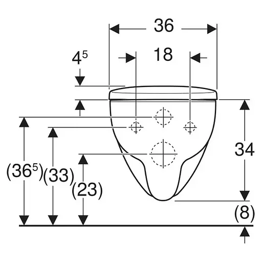Унитаз подвесной Geberit Selnova TurboFlush 503.083.00.1 с сидением Soft Close, Белый - фото 5