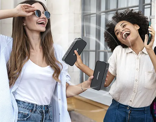 Беспроводная портативная акустика Tronsmart T2 Plus Upgraded (109754) черная - фото 7