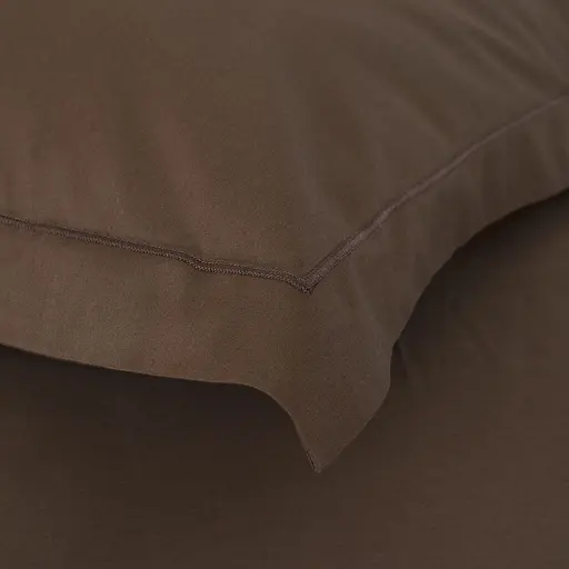 Наволочки Lotus Home Dakota Modern шоколадные 50х70 см, 2 шт. (svt-2000022351522) - фото 3