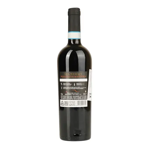 Вино Manieri Primitivo di Manduria, червоне, сухе, 0.75 л - фото 2