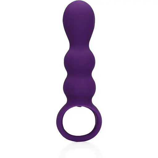 Анальний вібратор Loveline Clear 16.6 см (фіолетовий)