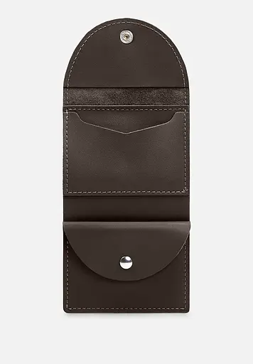 Кожаный кошелек 2.2 темно-коричневый - фото 3