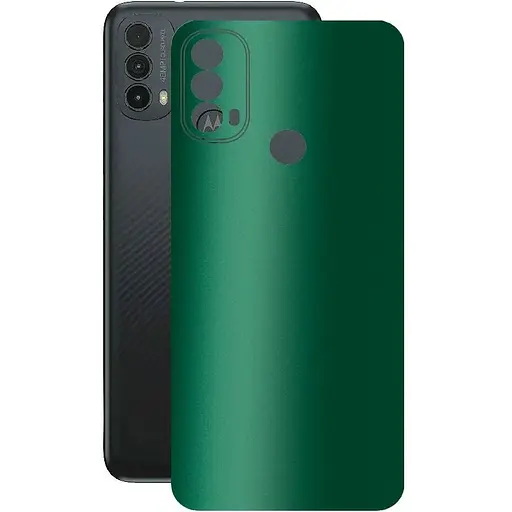 Защитная пленка StatusSKIN для Motorola Moto E30 Корпус Винил Зеленая - фото 1