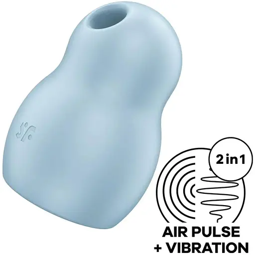 Вакуумний стимулятор Satisfyer Pro To Go 1 Blue - фото 3