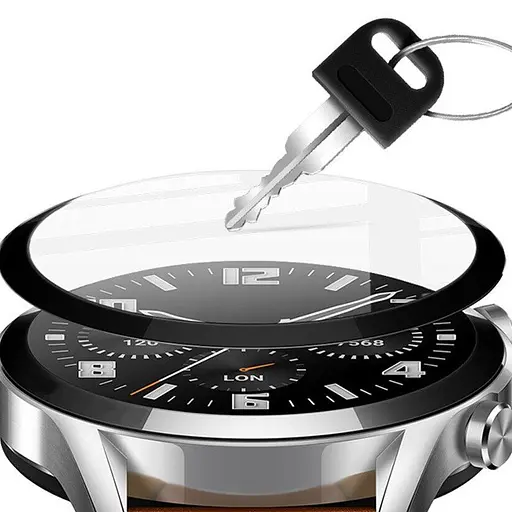 Полімерна плівка 3D (full glue) (тех.пак) для Samsung Galaxy Watch Ultra (2024-25) 47mm Чорний - фото 2