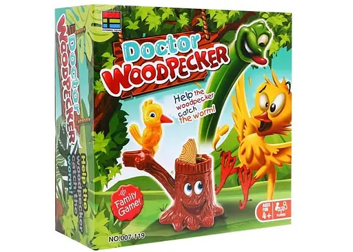 Настольная игра No brand Доктор Вудпекер (Doctor WoodPecker) (HC314634)