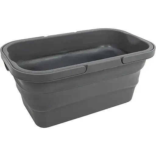 Кошик складаний Bo-Camp Foldable Box With Table Top Grey 17 л (6303695) - фото 2