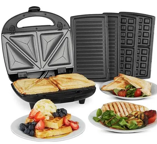 Електричний мультимейкер Rainberg RB-5408 4в1 з антипригарним покриттям - фото 6