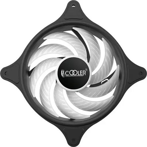 Вентилятор PcCooler Halo Dynamic Color Fan FX-120-3 Black (FX-120-3) - фото 4