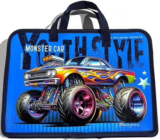 Папка на блискавці із довгою ручкою, А4+, P0261