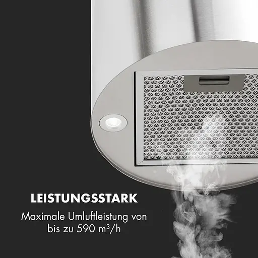 Вытяжка Klarstein Barett 558 м³/час островная (10032301) - фото 9