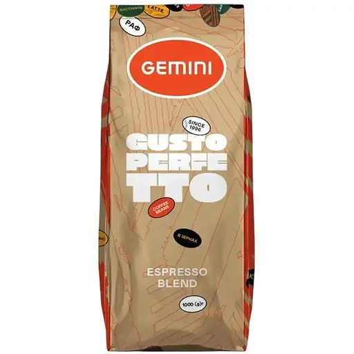Кофе в зернах Gemini Gusto Perfetto 1 кг - фото 1