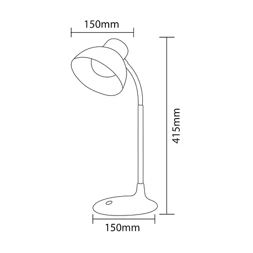 Настільний світильник на акумуляторі AYSU 10 Вт, білий - фото 2