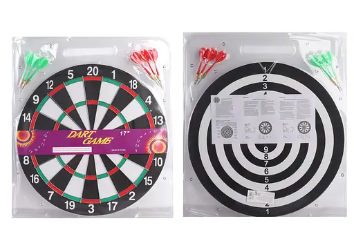 Дартс с металлической сеткой, размер 17", в слюде C33996