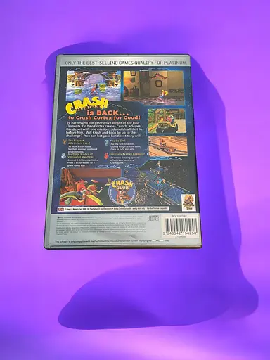 Диск с игрой на PlayStation 2 Crash Bandicoot: The Wrath of Cortex - фото 2