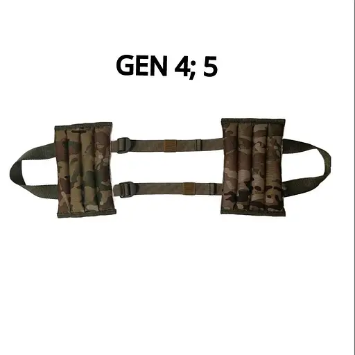 Килимок під сошки для стрільби з піском регульованням довжини до 55 см на 19 см GEN 4 - фото 3