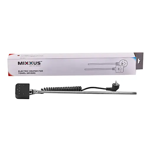 Тэн электрический Mixxus TEH-0206 для полотенцесушителей 600W black MI6632 - фото 4