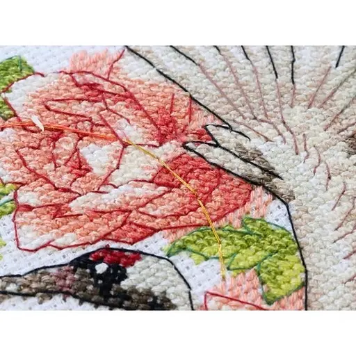 Набор для вышивки крестиком "На крыльях к мечте" AH-225 с пяльцами - фото 3