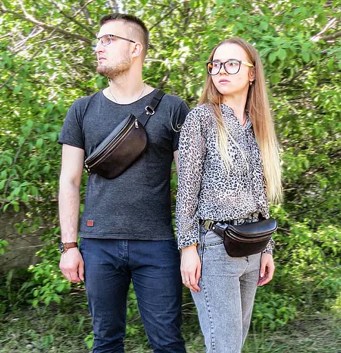 Шкіряна чоловіча сумка Newery 13х26х7 см sum0023827 - фото 2