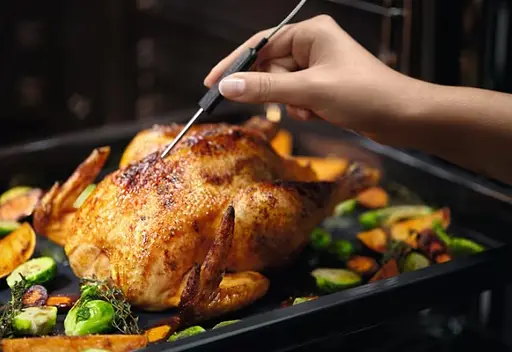 Духовой шкаф электрический Electrolux 72 л A+ дисплей конвекция пиролиз телескопические направляющие черный - фото 5