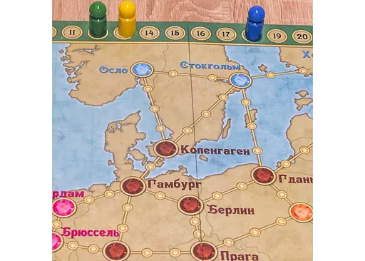 Настольная игра Artos Games Галопом по Европам (укр.) (62084) - фото 6