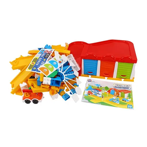 Игровой набор "Полицейский паркинг" 0006TXK 99 деталей 4 модели - фото 5