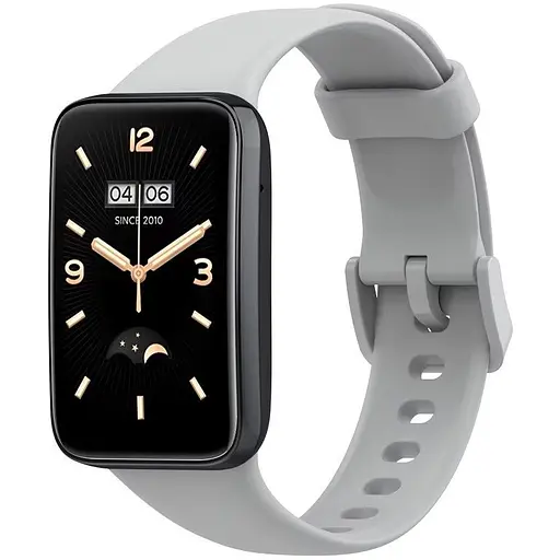 Силіконовий ремінець Tamister для Xiaomi Mi Smart Band 7 Pro Gray