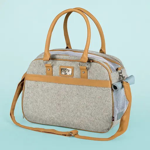 Сумка-переноска для тварин Trixie Helen 19x28x40 см сіра  - фото 2