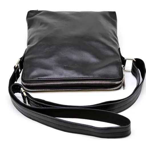 Чоловіча шкіряна сумка через плече TARWA 27х28х6 см sum0025368 - фото 7